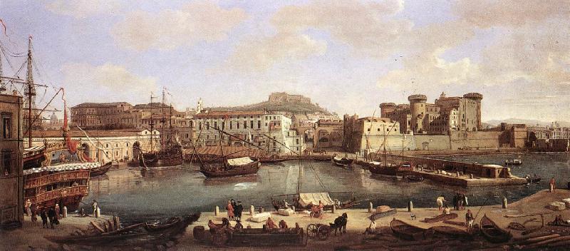 WITTEL, Caspar Andriaans van View of Naples Germany oil painting art